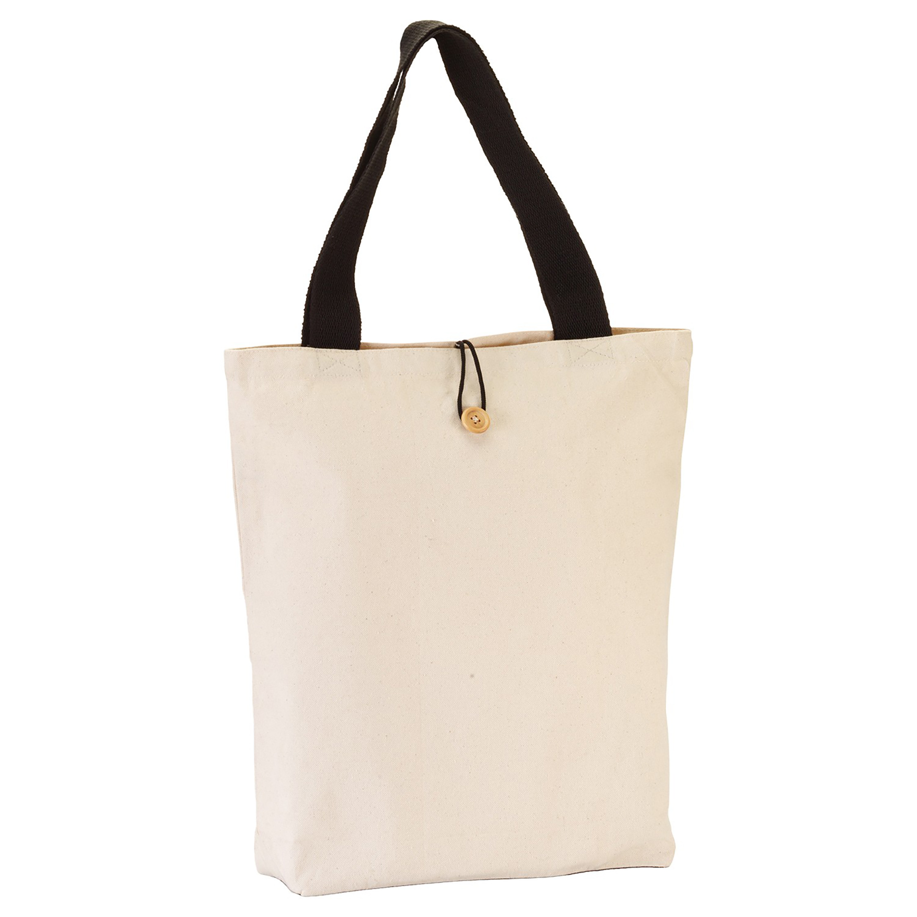 Button-Up Lightweight Canvas Tote Bag 1