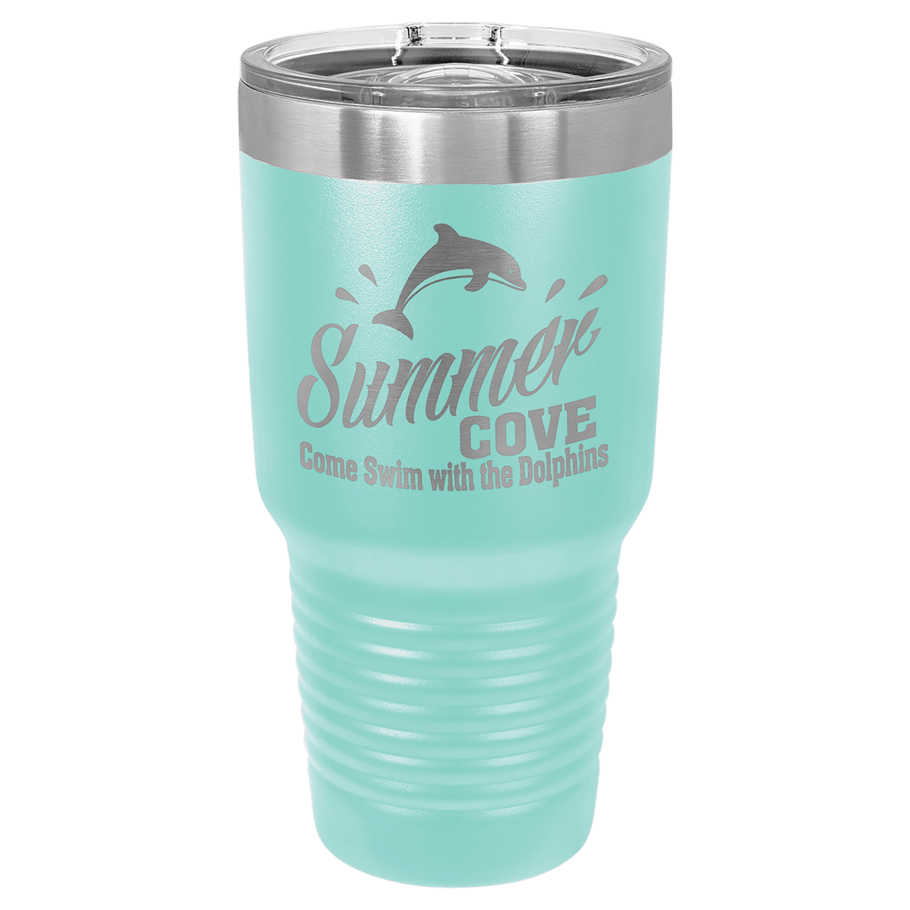Polar Camel 30 oz. Teal Insulated Ringneck Tumbler with Slider Lid 2