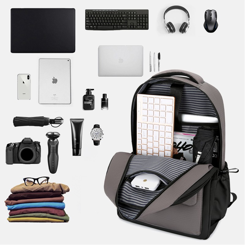 Envelope Front Pocket Business Laptop Backpack, 15.6-Inch Laptop/Tablet, Lightweight 3