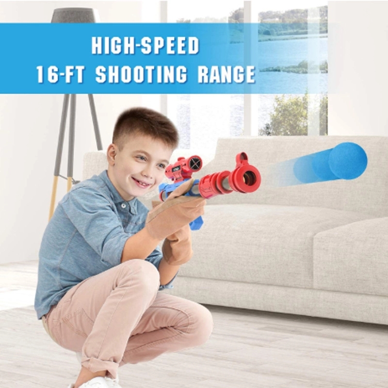 Ball Popper Gun Toy Set with Standing Shooting Target 1