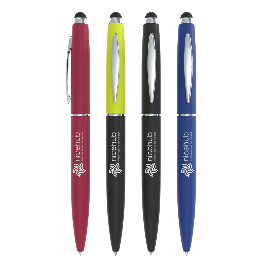 Rubber Coated Ballpoint Pen 3