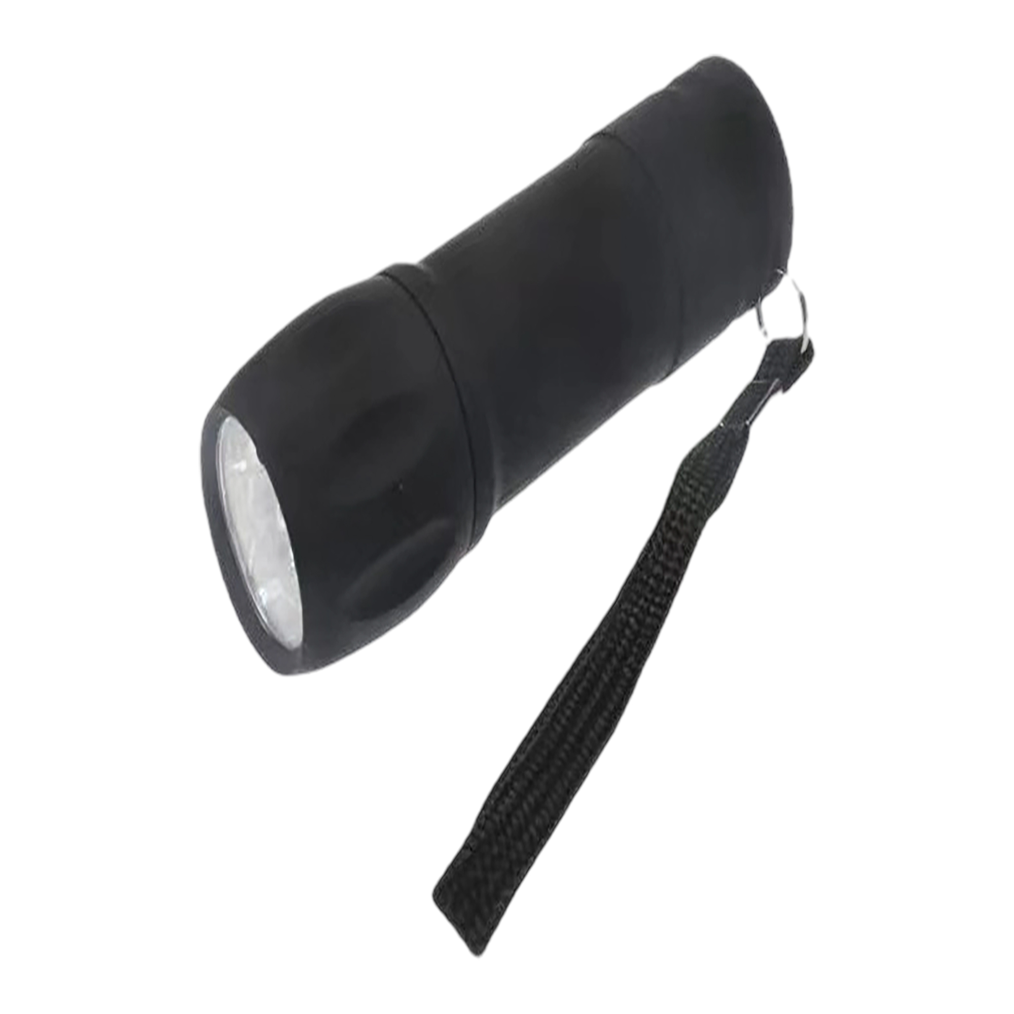 Hard Plastic Pocket Flashlight With Wrist Strap 1.2" Diameter x 4" Length 2