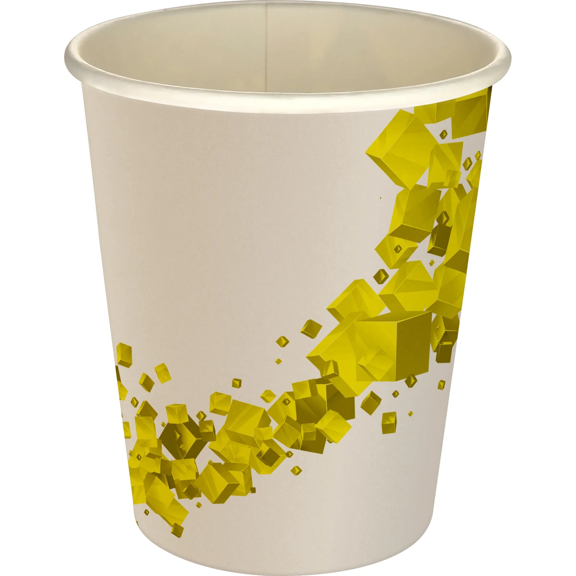 5 oz Full Color Floating Cubes Paper Cup, custom paper cup with logo imprint 24