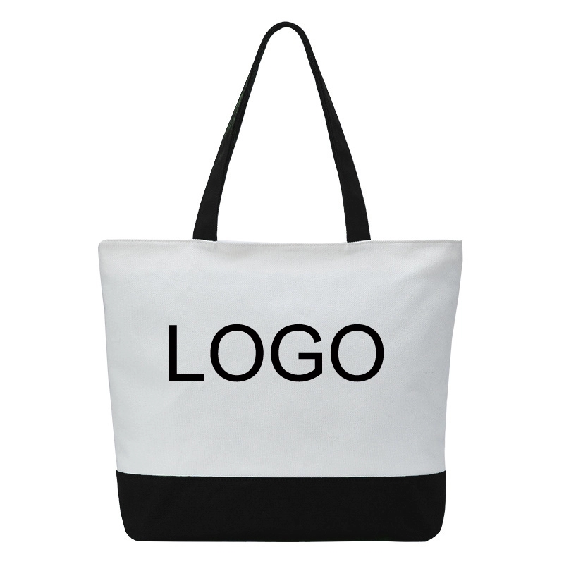 16 oz Canvas Tote Bag with Zipper 9