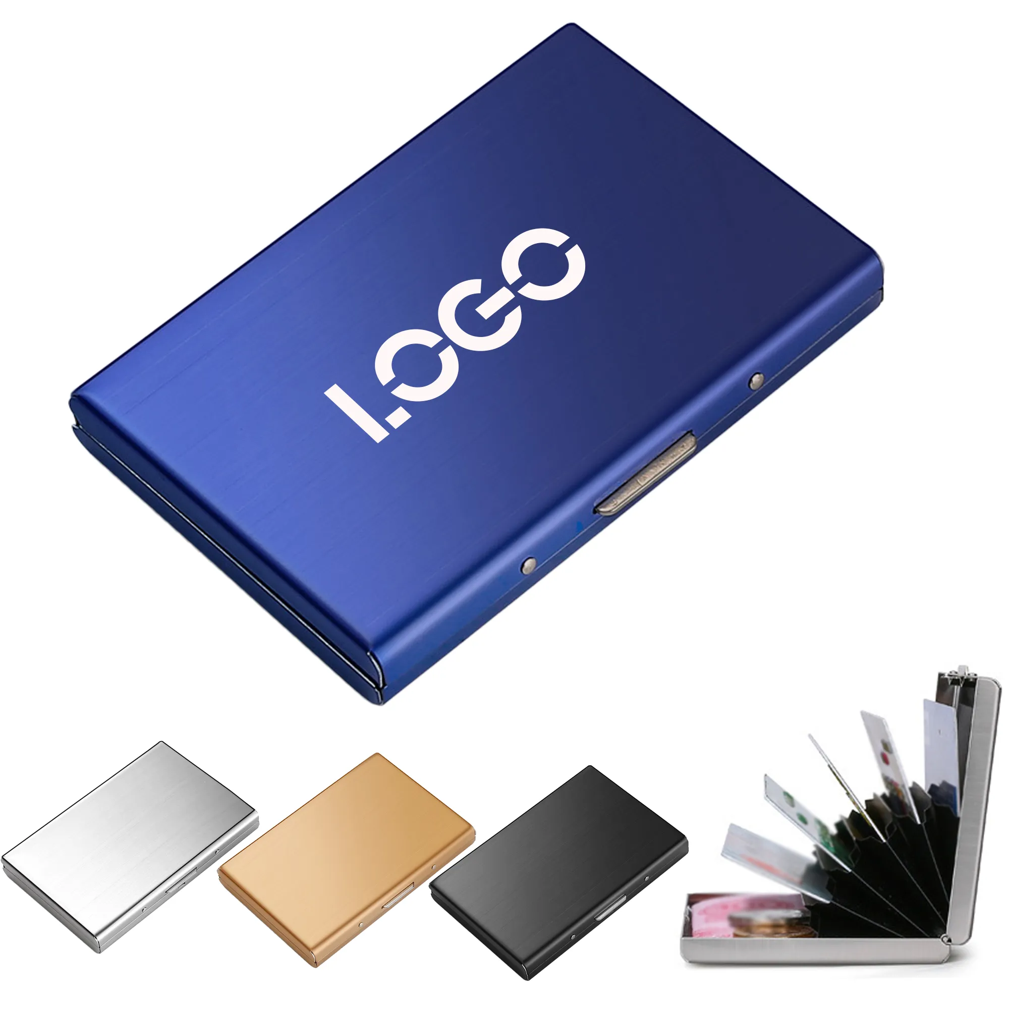 MOQ50 RFID Stainless Steel Card Holder 3
