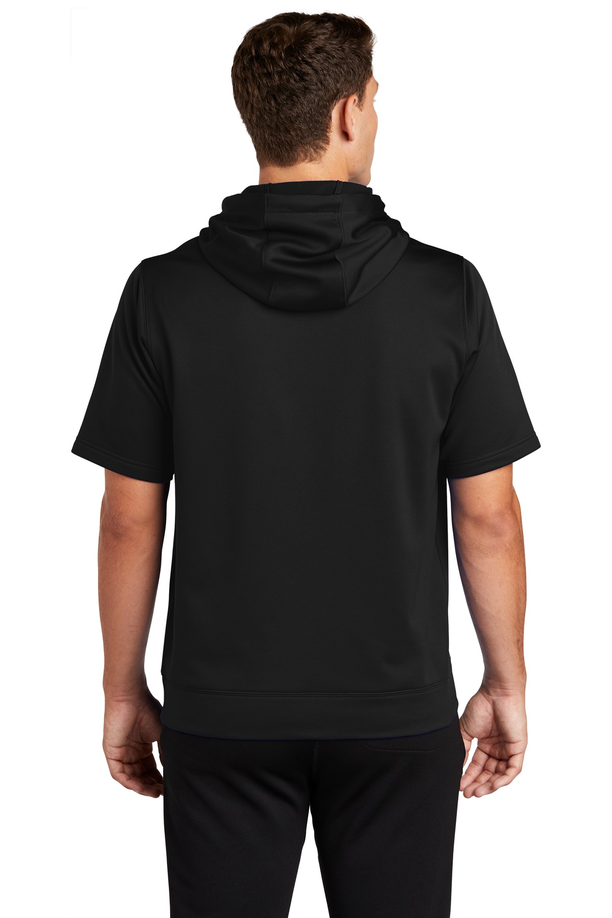 Sport-Wick Fleece Short Sleeve Hooded Pullover