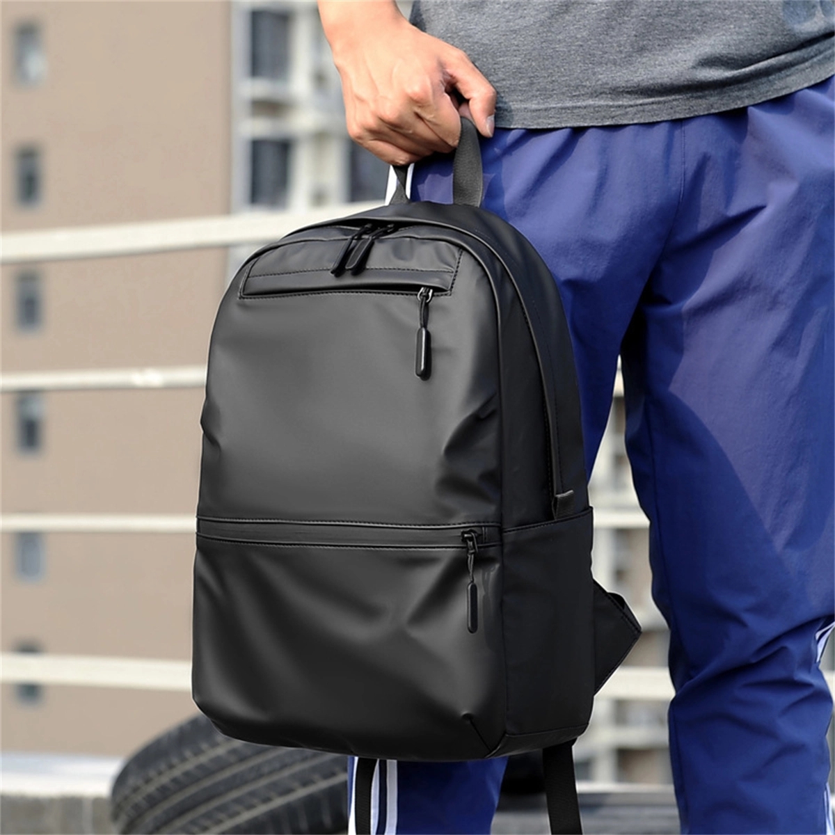 Weatherproof Backpack Fit 14 Inch Notebook 2