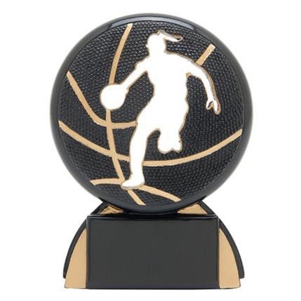 5-1/2" Female Basketball Shadow Award 2