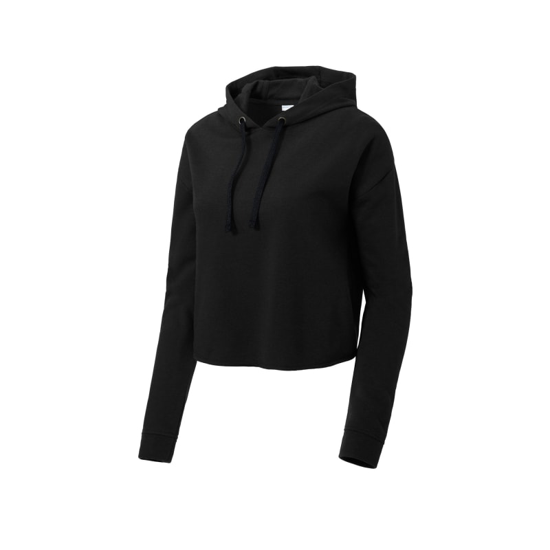 Sport-Tek Women's PosiCharge Tri-Blend Wicking Fleece Crop Hooded Pullover, custom hoodie or sweatshirt with logo imprint 22
