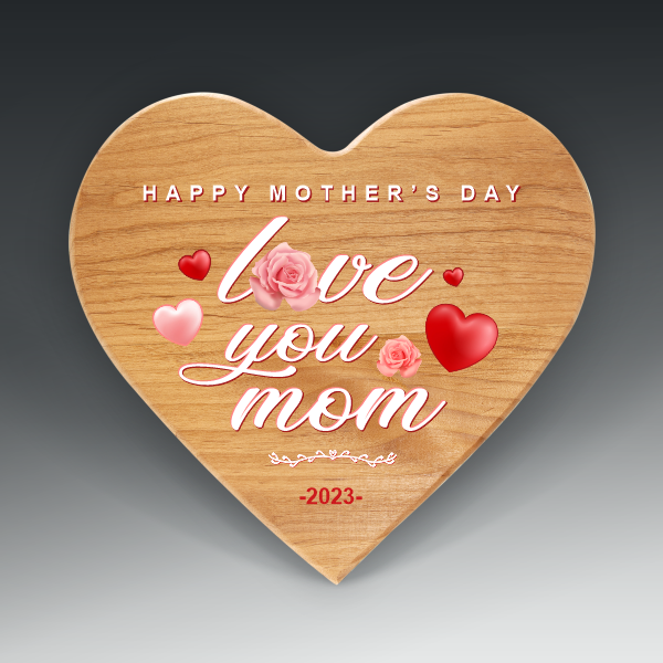 Alder Heart Plaque 6