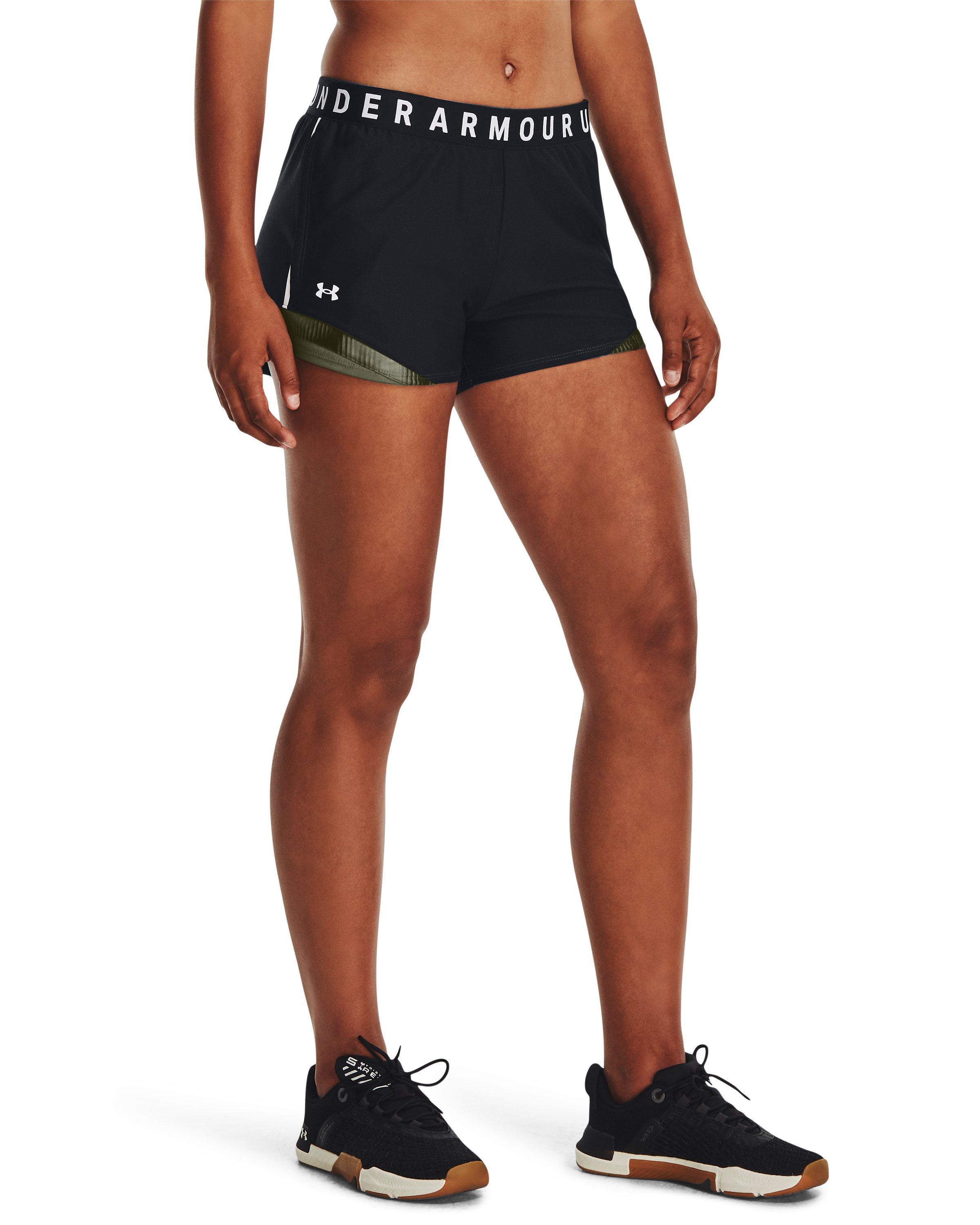 UA Play Up Tri Color Women's 3 Shorts 8