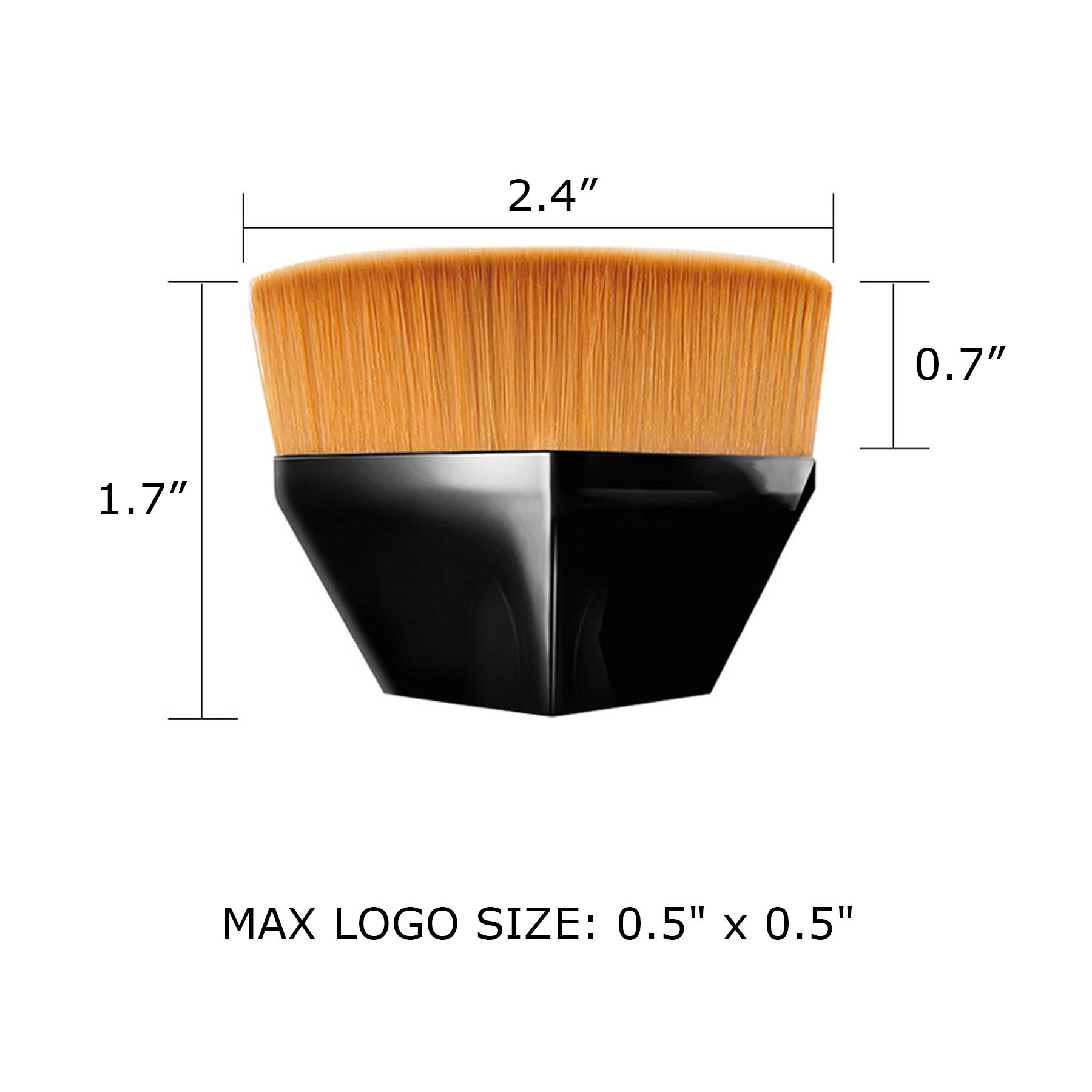 Flat Top Foundation Makeup Brush 2