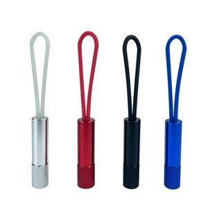 Compact LED Flashlight With Elastic Band And Key Clip Twist Activation 22