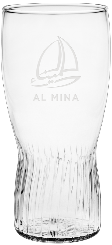 16 oz. Gripper Pub Glass - Etched 4