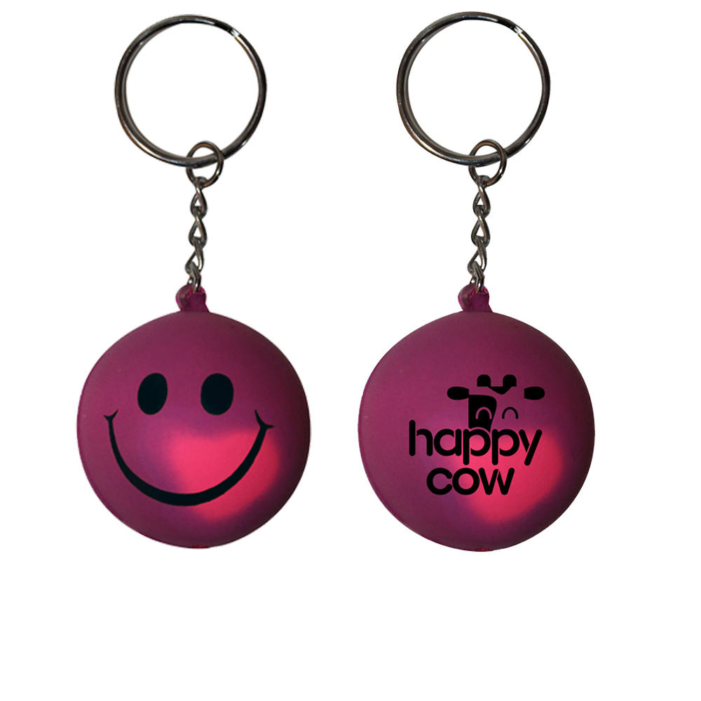 Mood™ Smiley Face Stress Key Chain 4