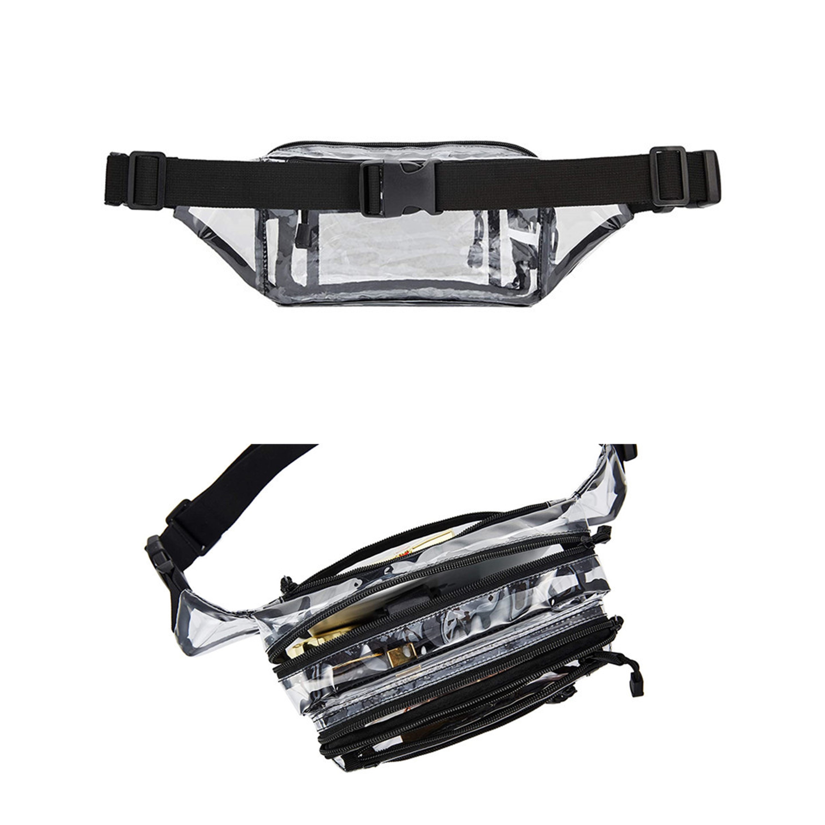 Clear Waist Bag (direct import) 2