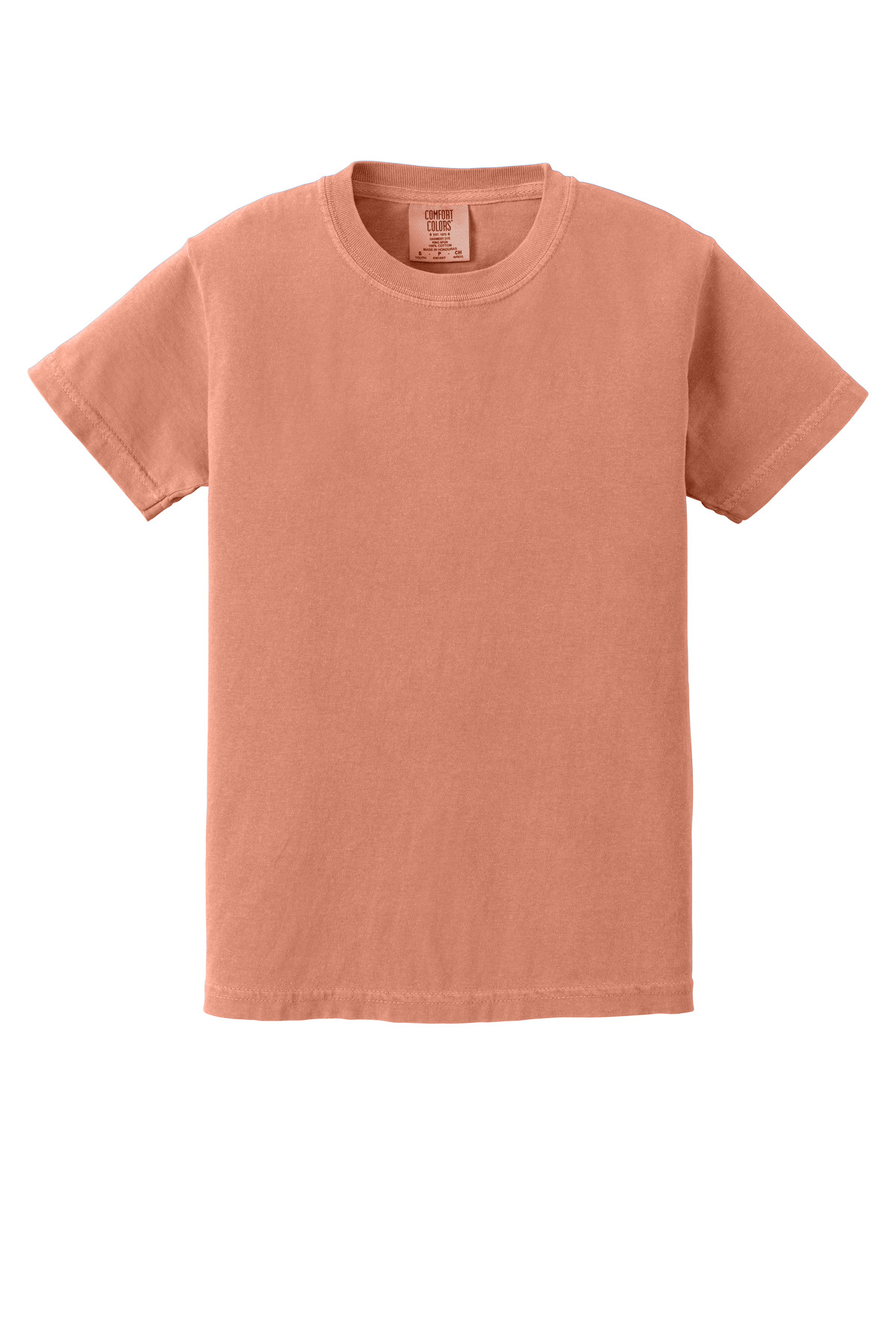 COMFORT COLORS Youth Heavyweight Ring Spun Tee. 9018 17