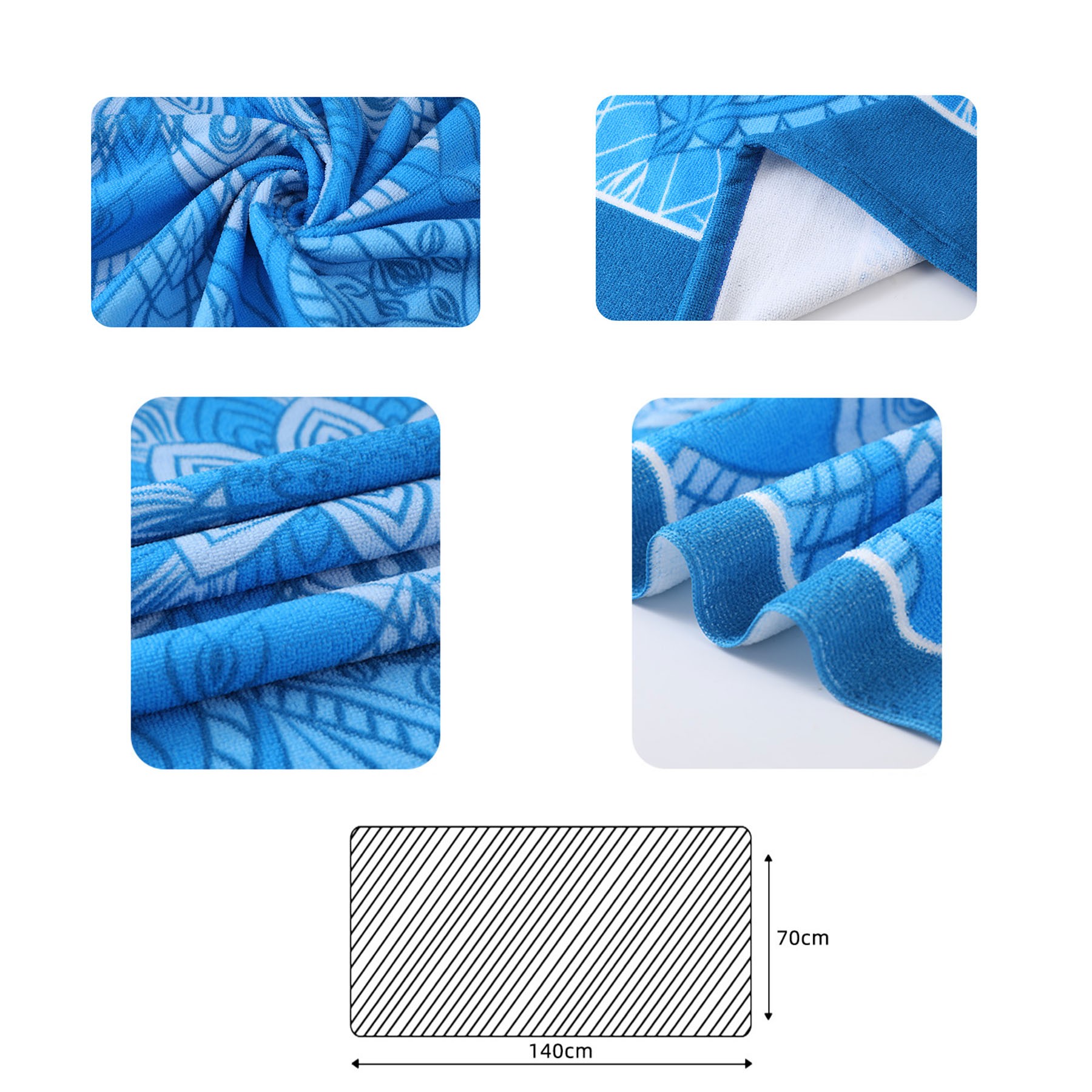 Microfiber Beach Towels In Customizable Patterns 3
