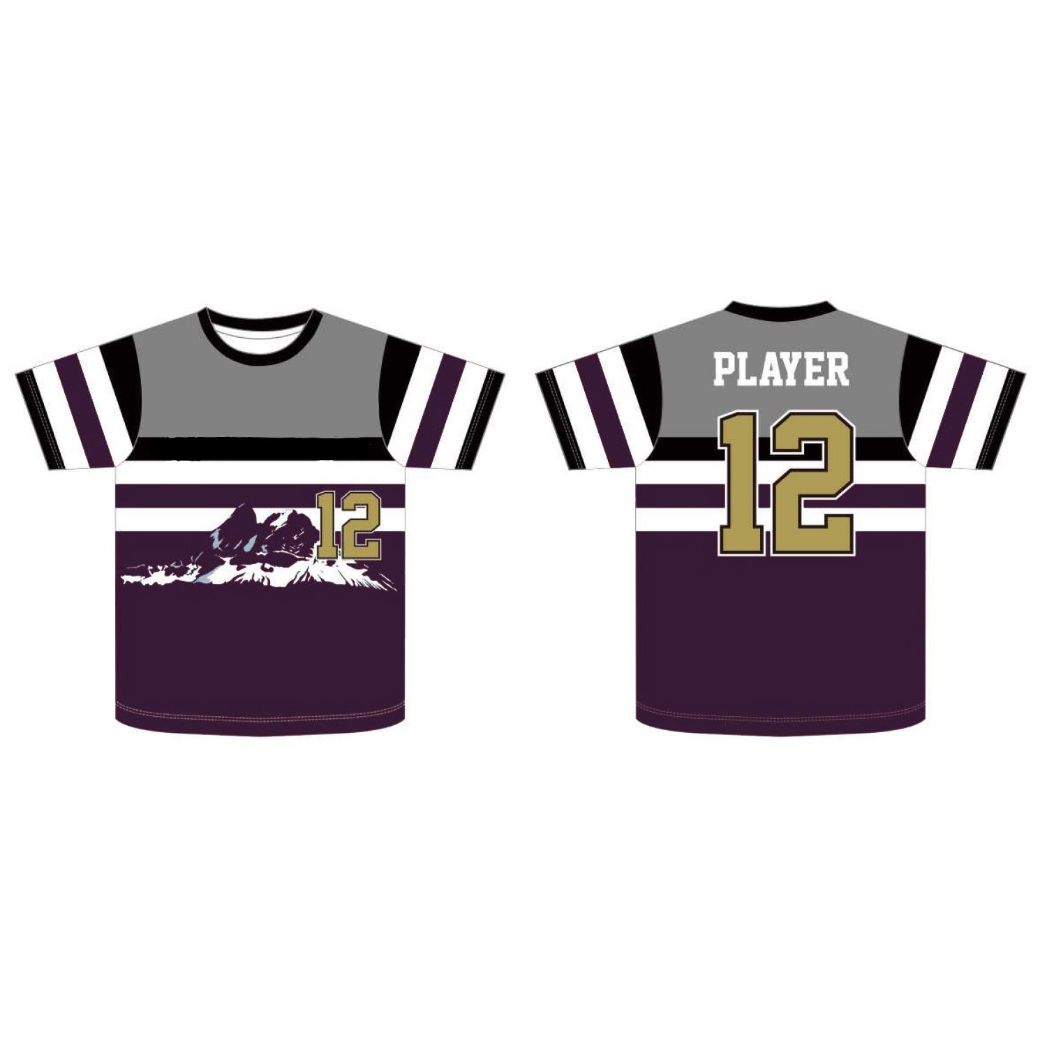 Kids' Premium Full Sublimation Crew Neck Baseball Fanwear Jersey 2