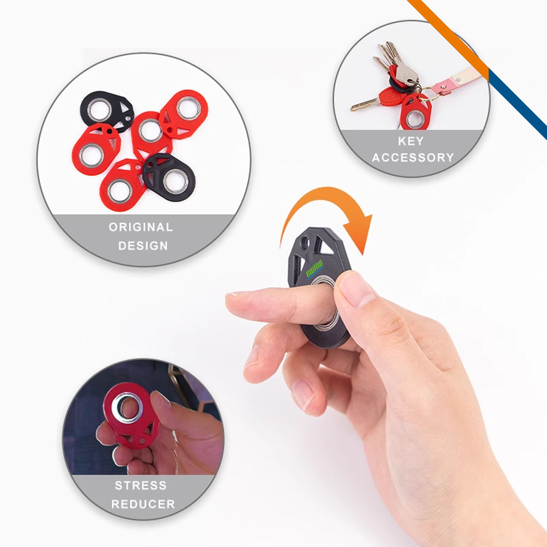SpinGlow Finger Fidget Spinner 6