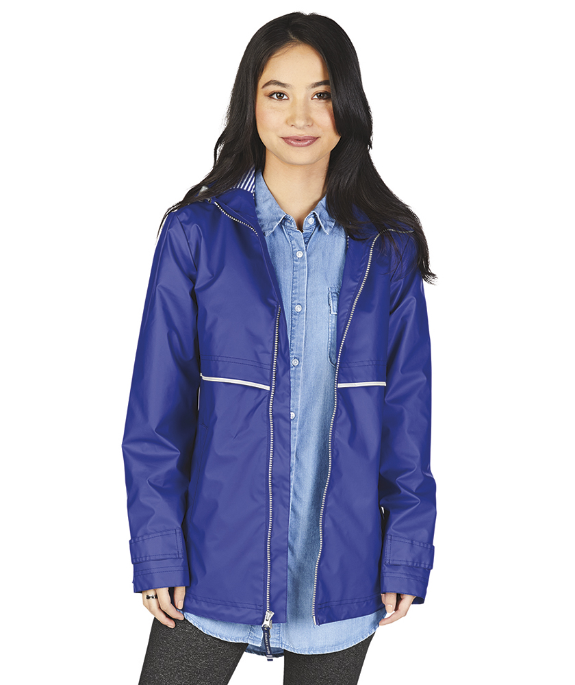 Women's New Englander Rain Jacket with Printed Lining
