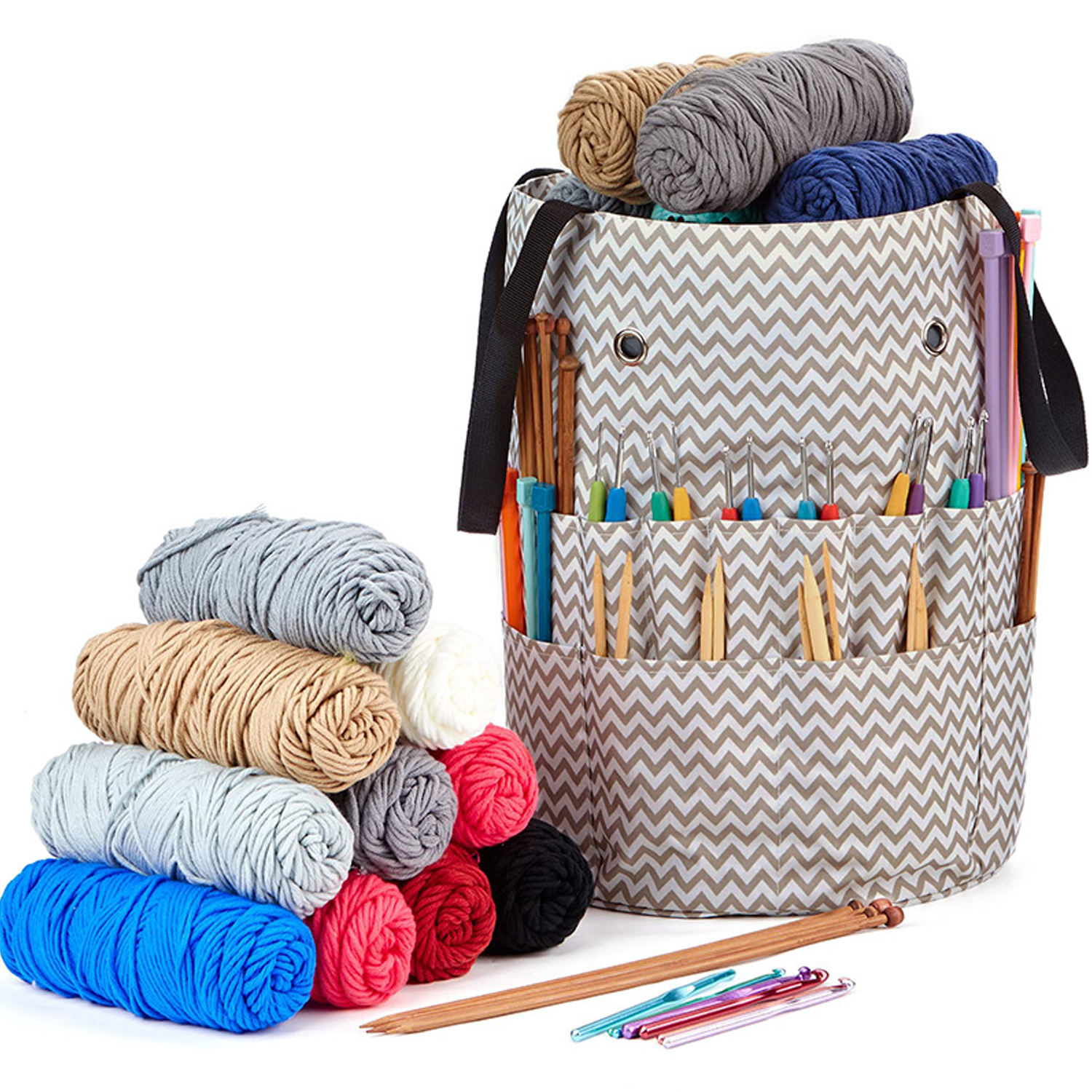 Large Crochet Bag w/ Customized Front Compartment 1