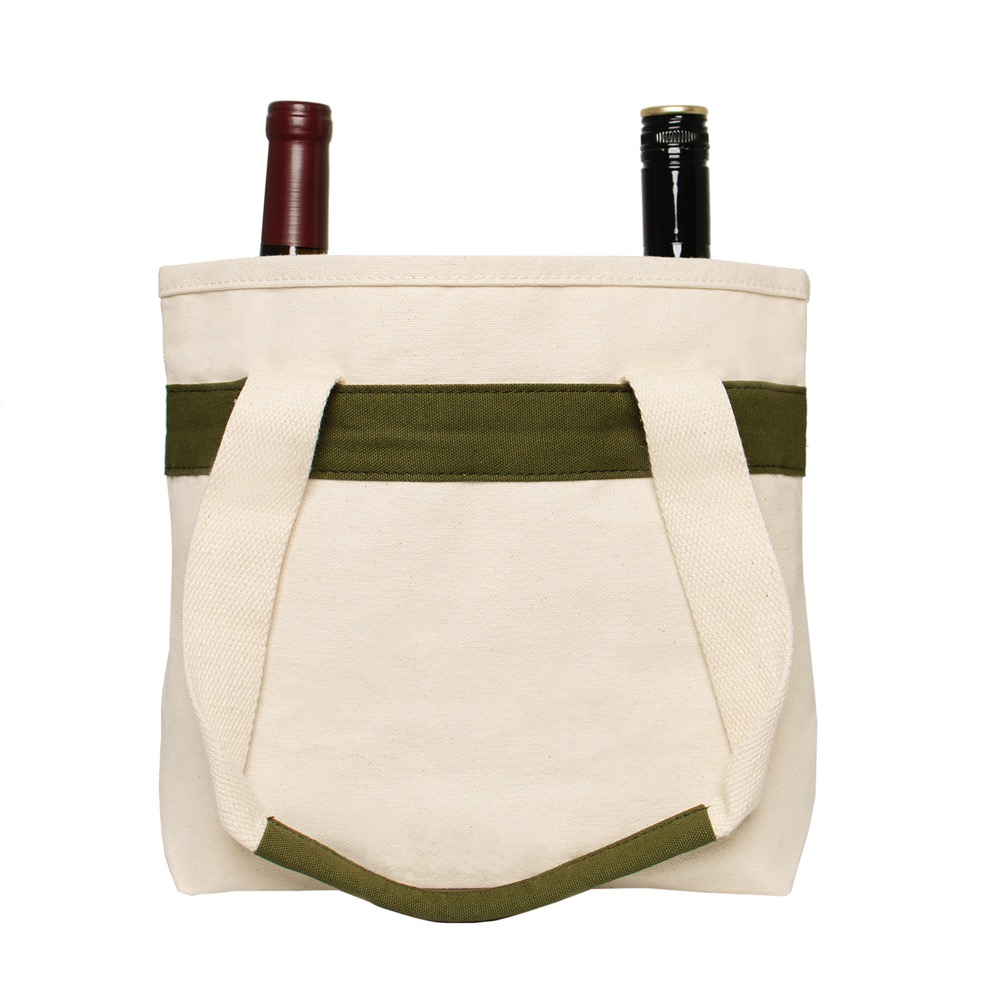 15 Oz. Heavy Canvas Grande Wine Tote 2