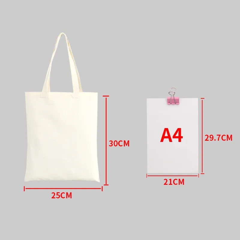 Reusable Cotton Tote Bag with Logo 2