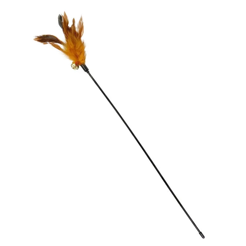 Pet Feather Toys Interactive Cat Teaser Stick 4