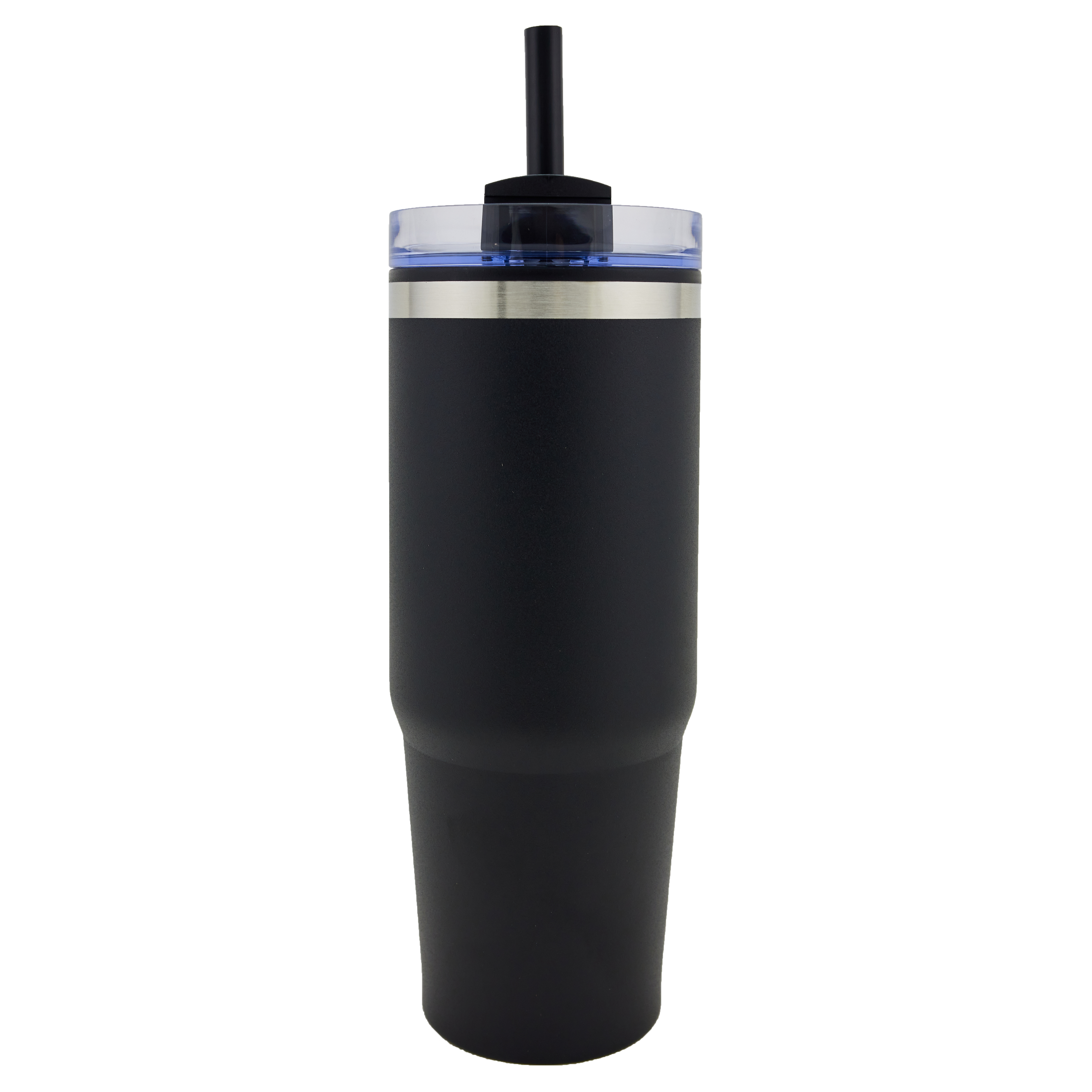 Madison 30oz SS/PP Tumbler with Straw (Black)