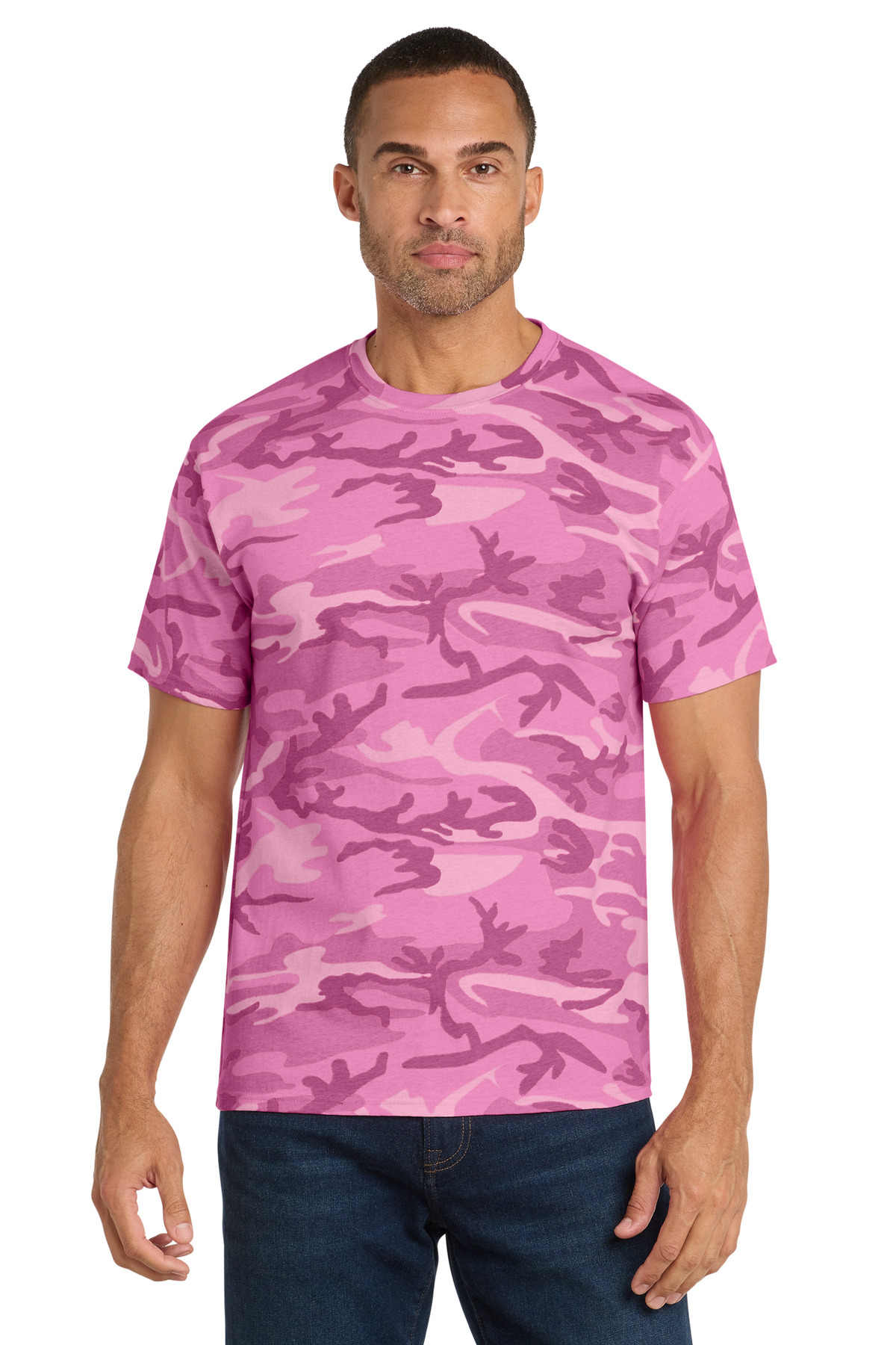 Port & Co Core Cotton Camo Tee. PC54C 34