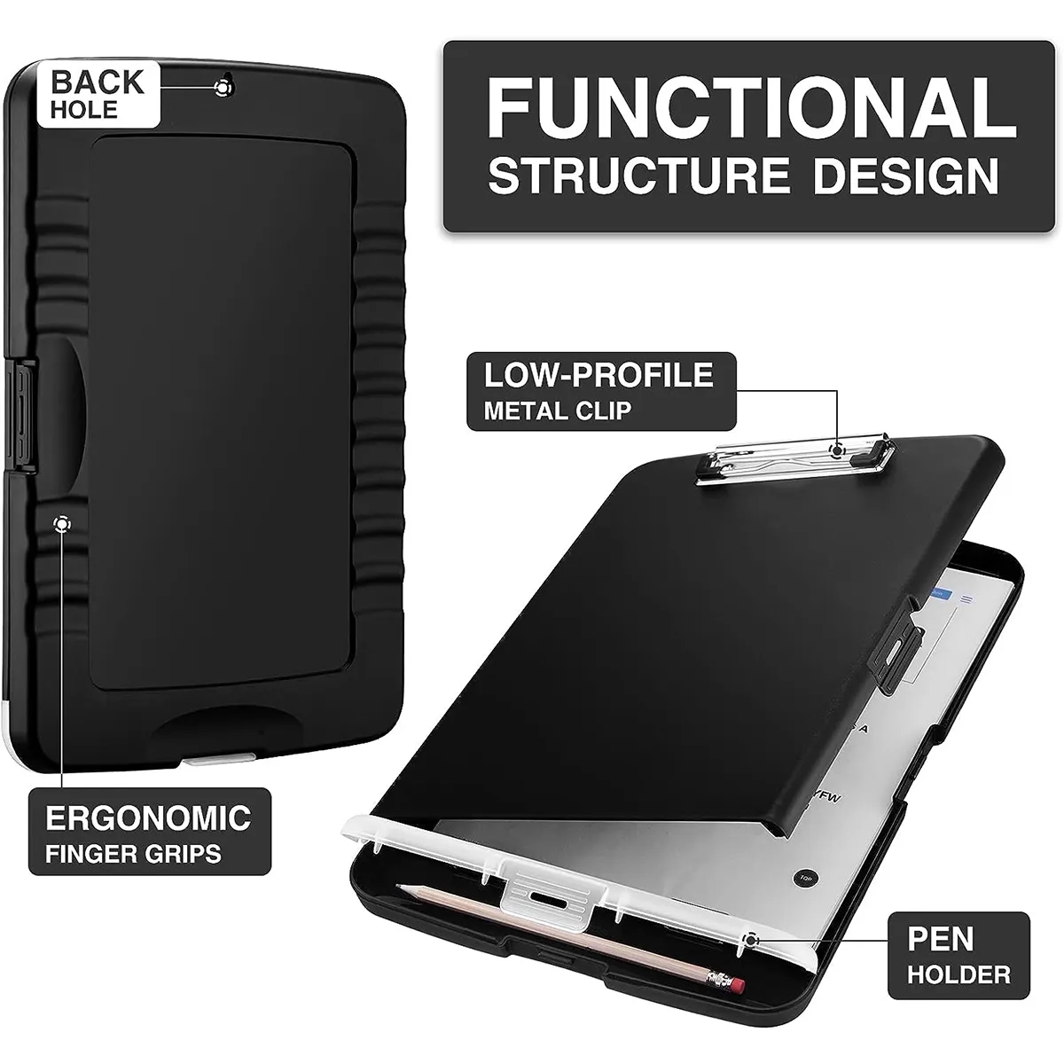 High Capacity Clipboard With Storage 3