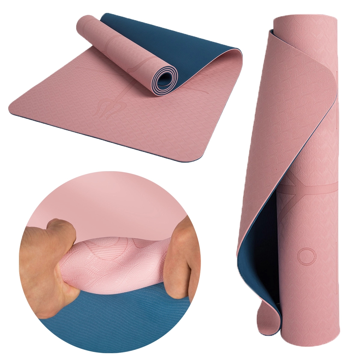 Yoga Mat With Alignment Lines 3