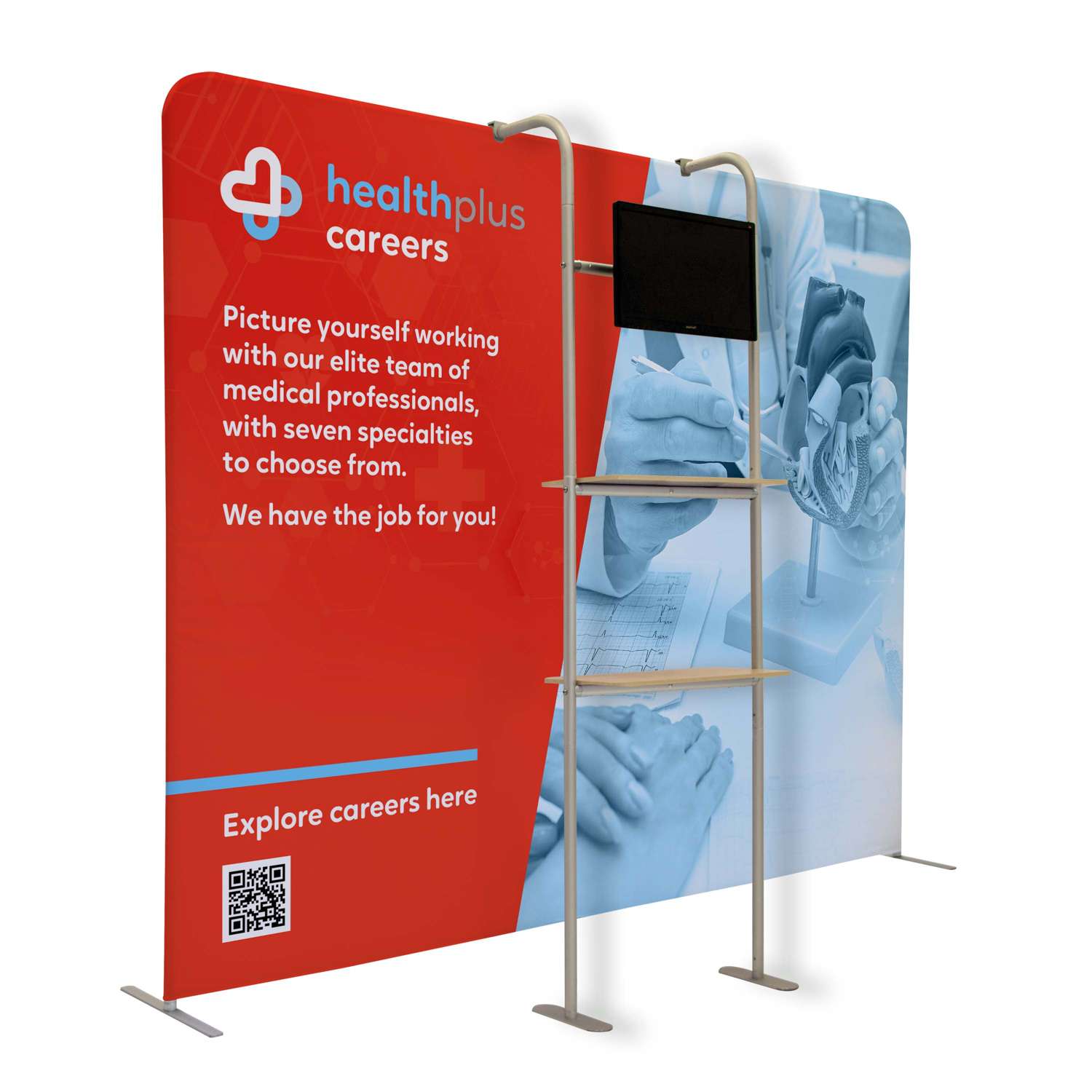 EuroFit Cascade Two-Shelf Merchandiser