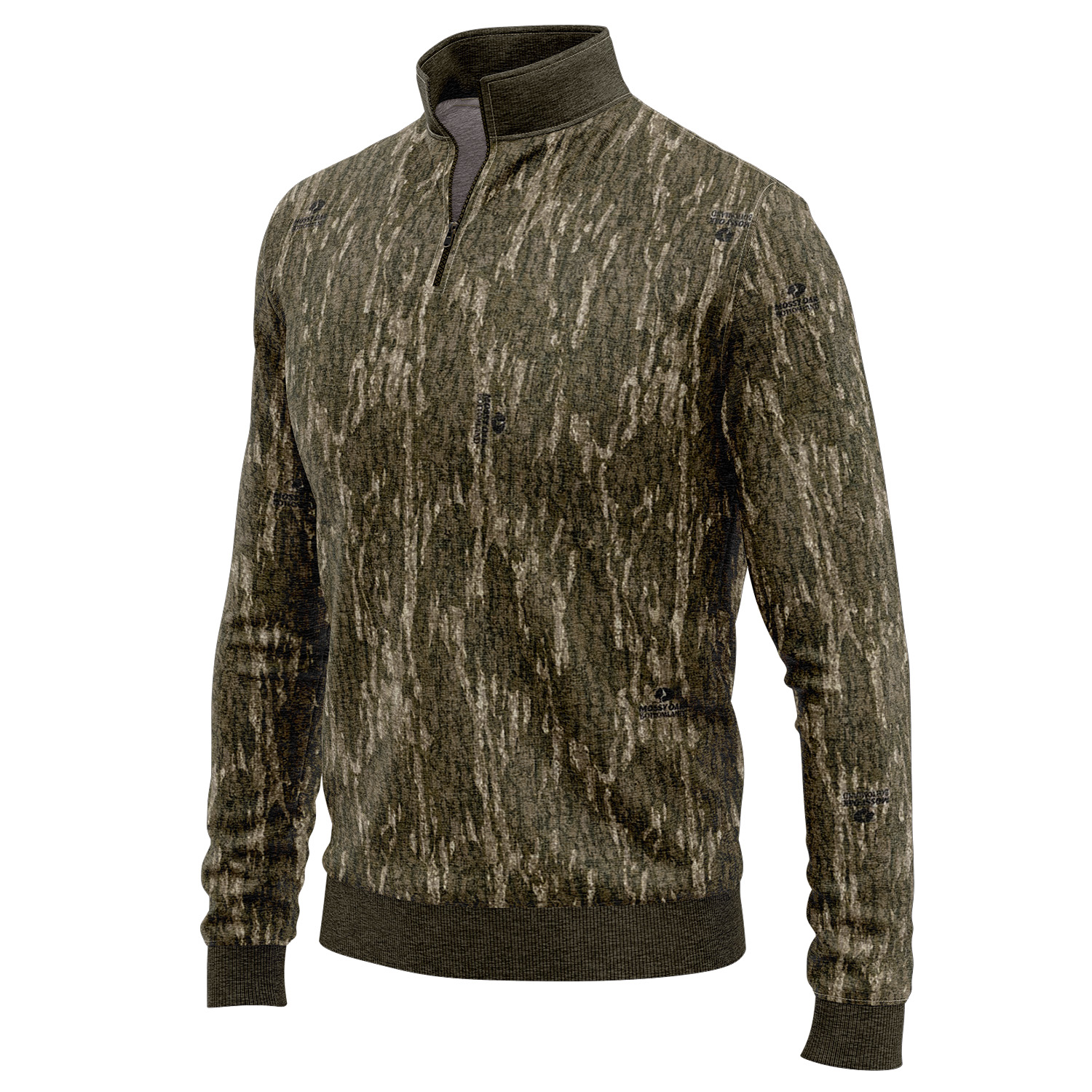 235 GSM Polar fleece men's hunting quarter zip Sweatshirt 4