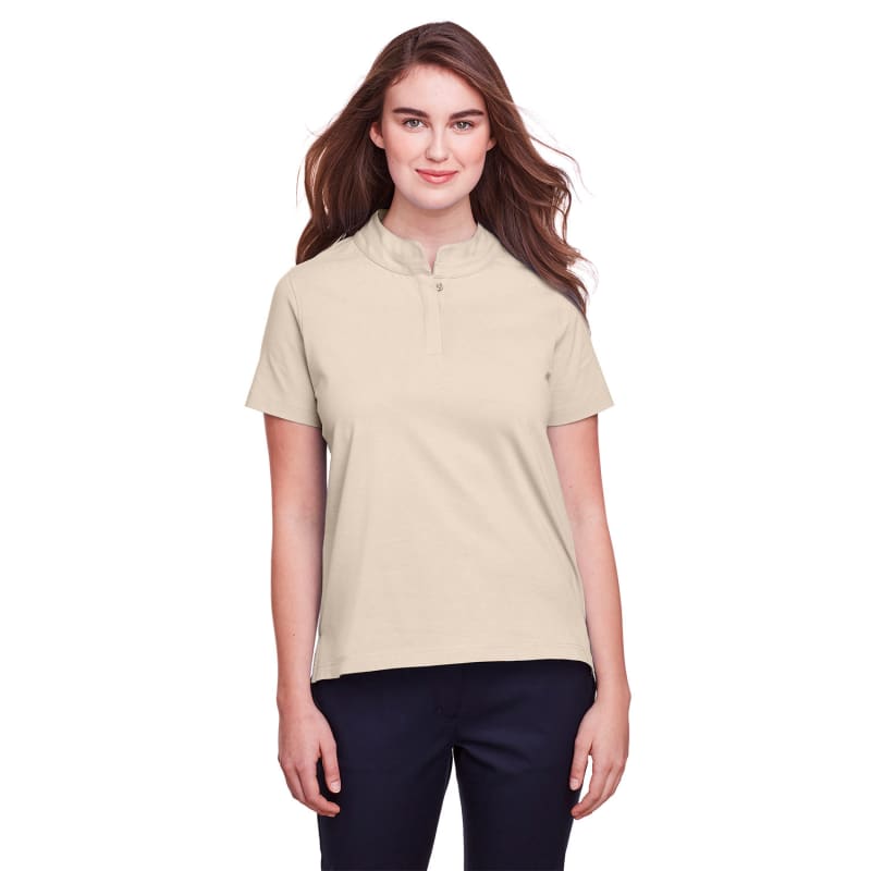 UltraClub Ladies' Lakeshore Stretch Cotton Performance Polo 3