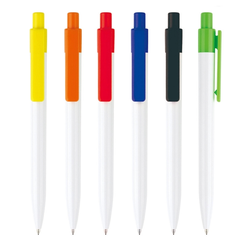 White click Pens with colorful barrel 4