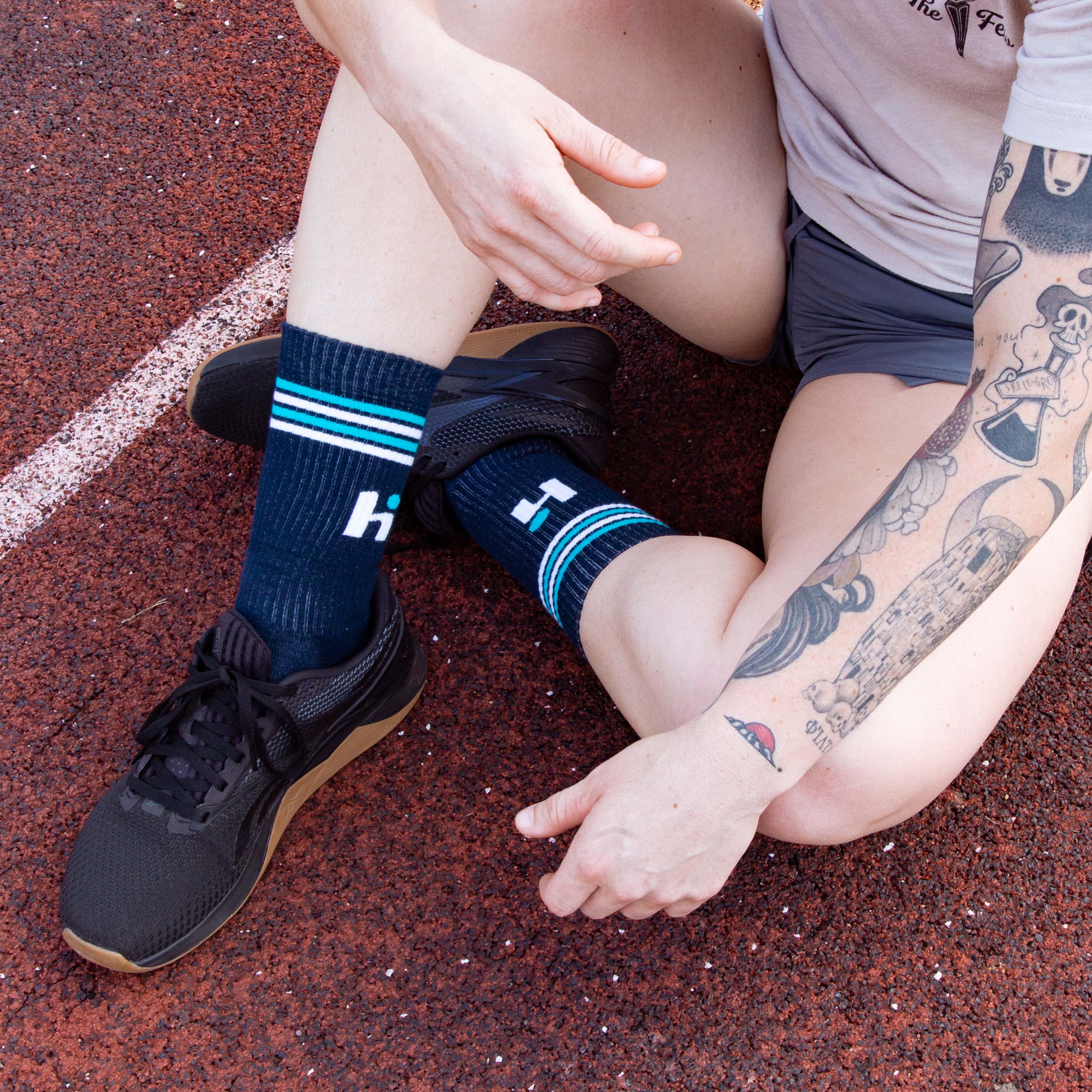Athletic Triathlon Socks - Designed for Multi-Sport Performance - American Made 2