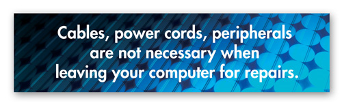 Sign - Small Rectangle w/Square Corners (2"x8")