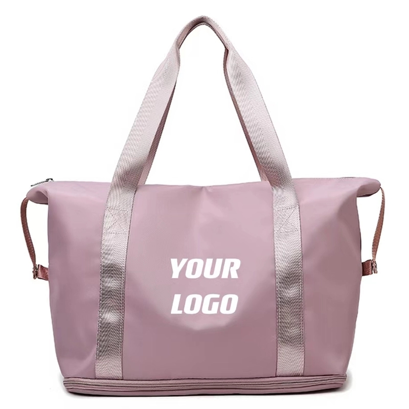 Expandable Sports Tote Gym Bag With Wet Pocket For Women 8