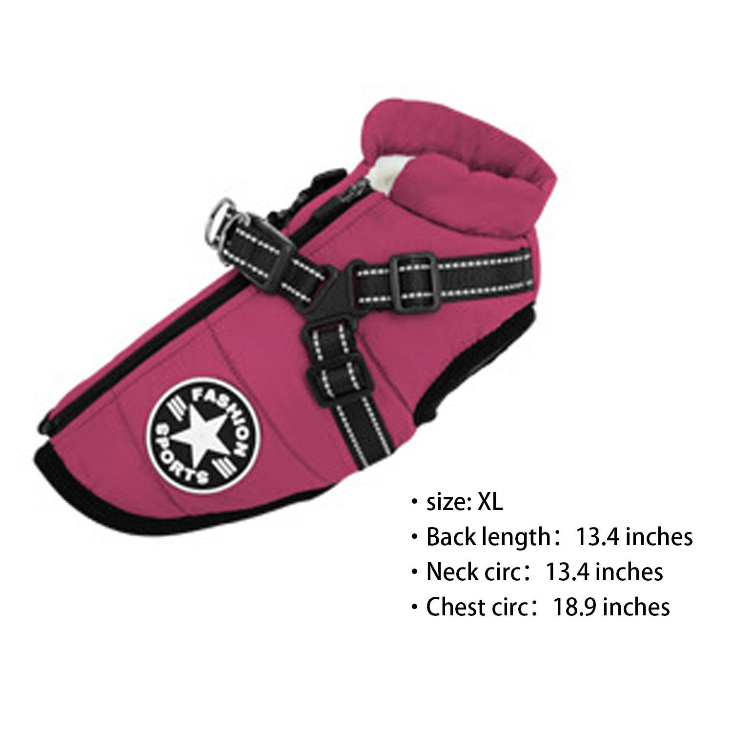 Cotton-Padded Dog Vest 5