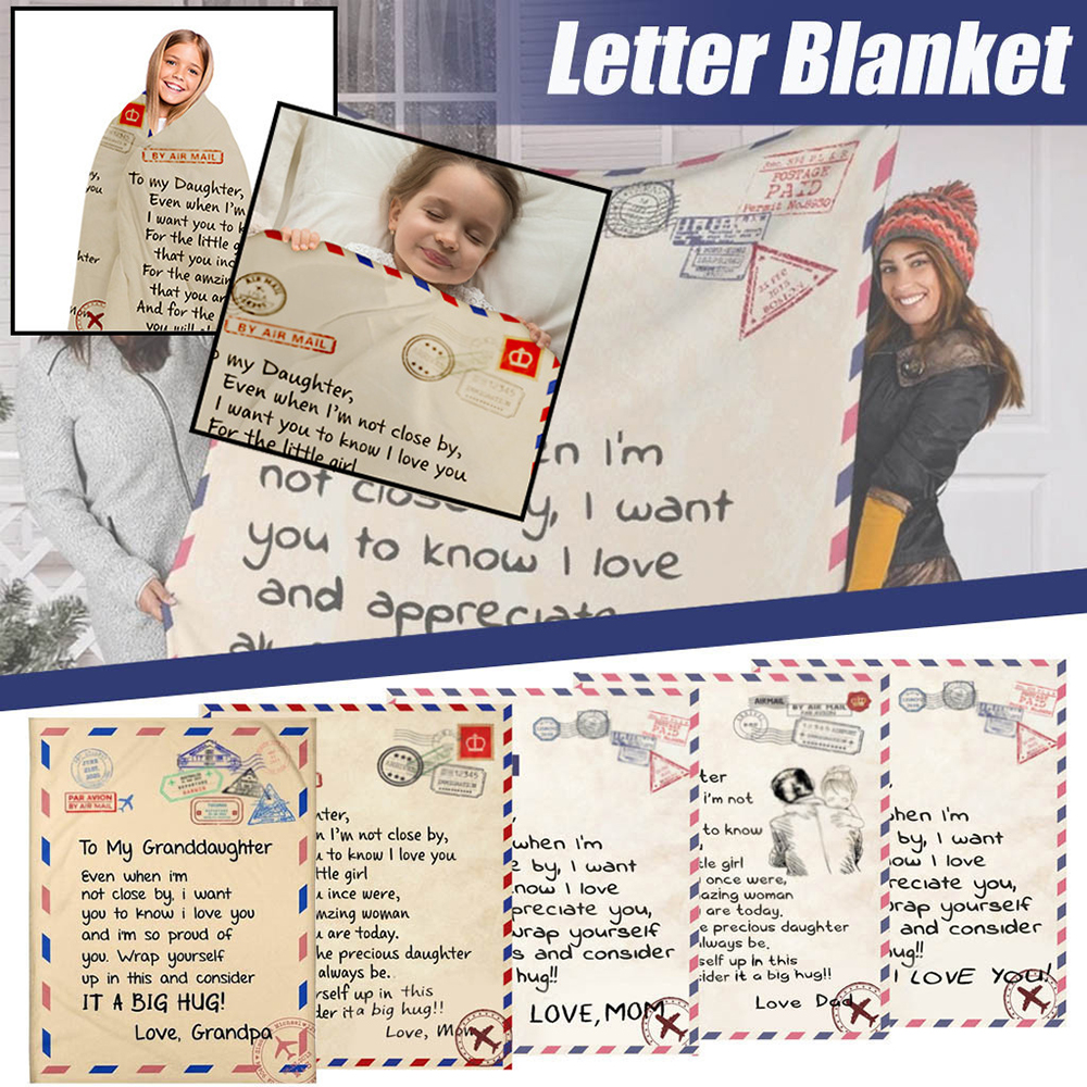 Envelope Blanket Family Gift 5