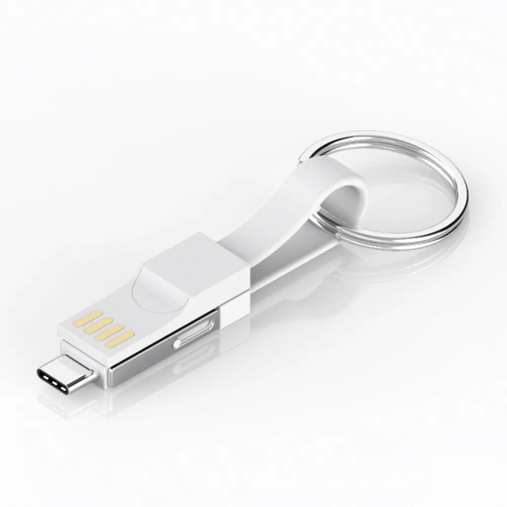 Lightning Cable Keychain 3in1 Short Fast Charging Cord 2