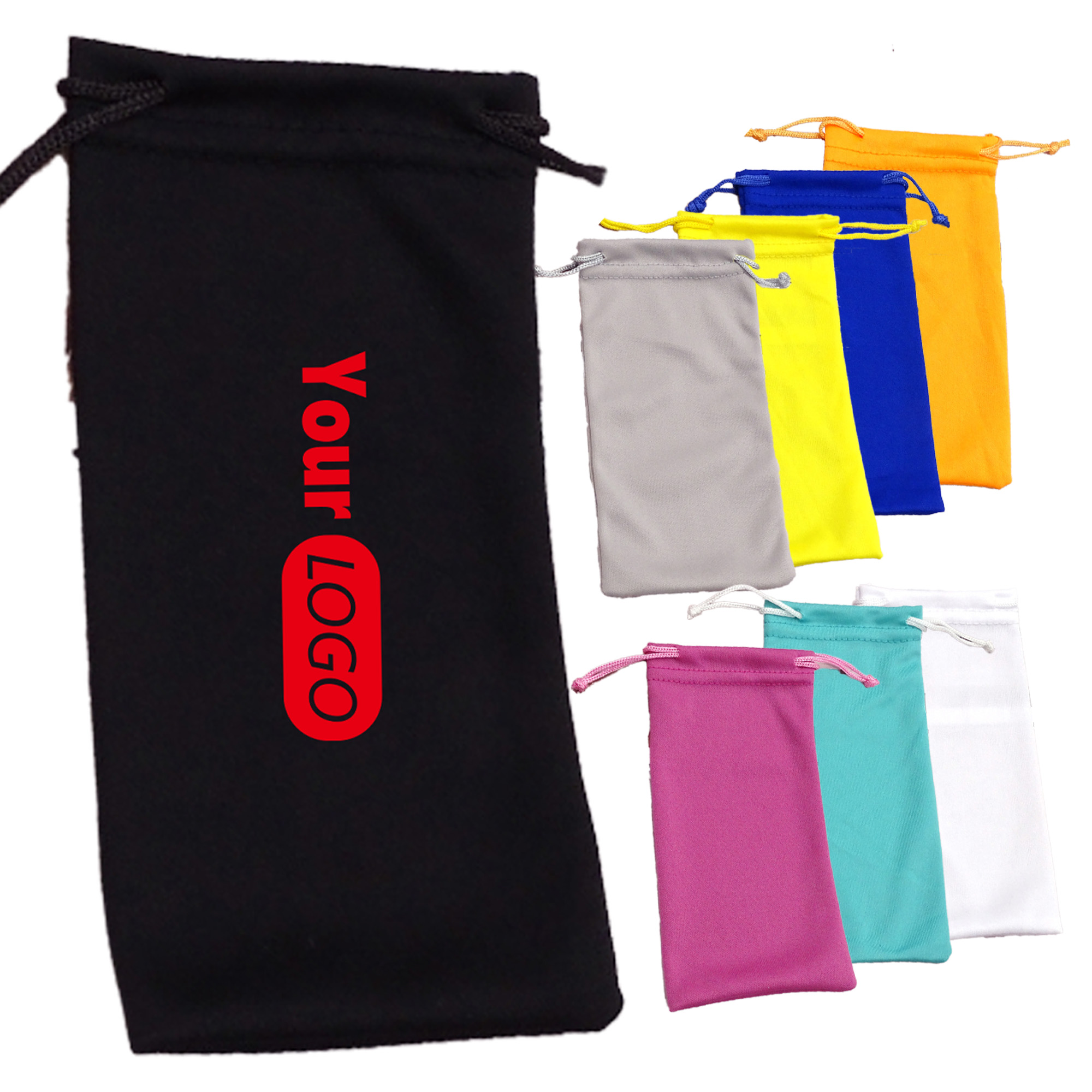 Microfiber Ultra-Soft Eyeglass Pouch with Drawstring Closure 9