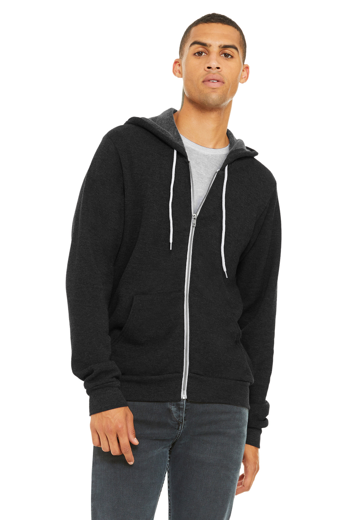 BELLA+CANVAS® Unisex Sponge Fleece Full-Zip Hoodie 46
