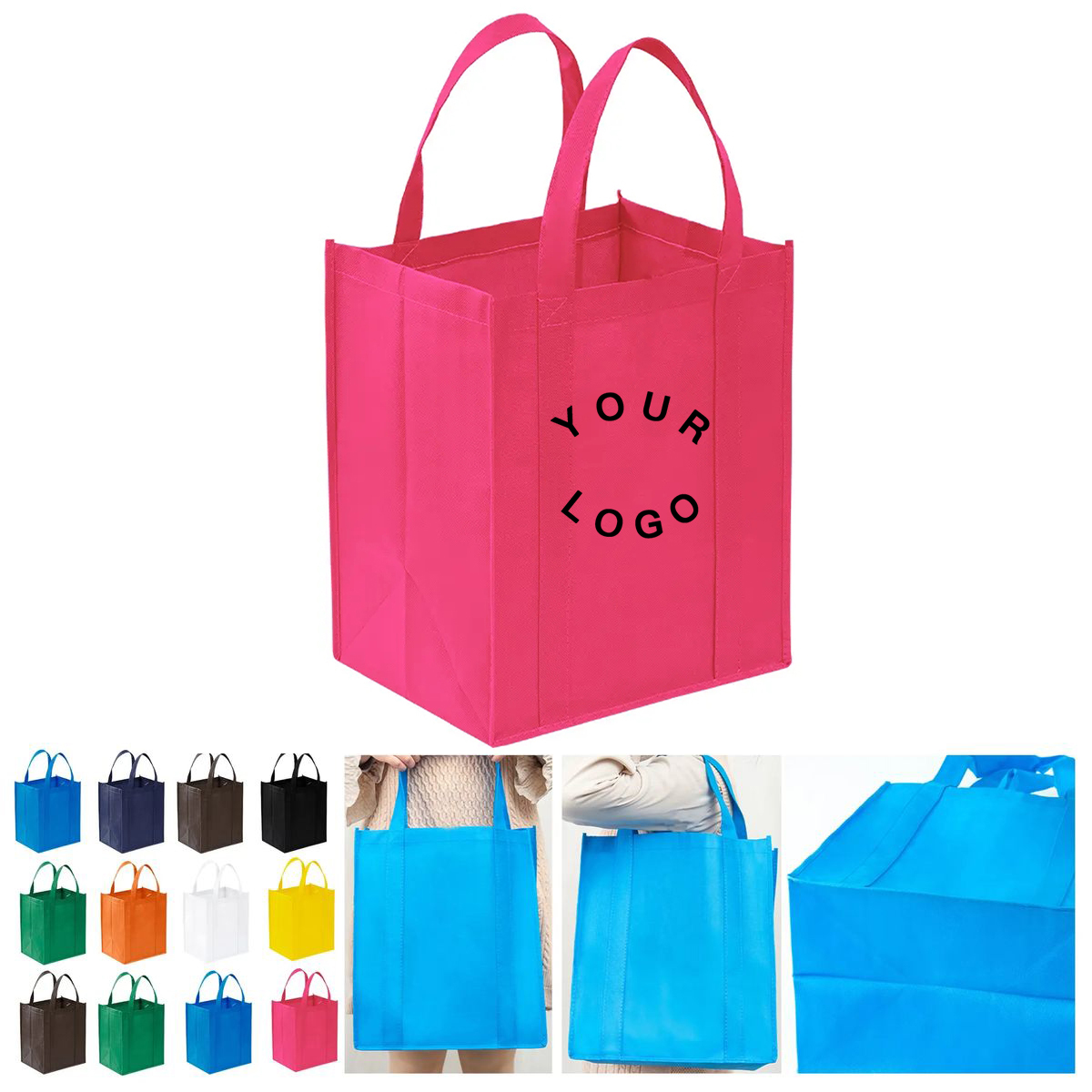 Non Woven Carry Bag with Reinforced Handles 5