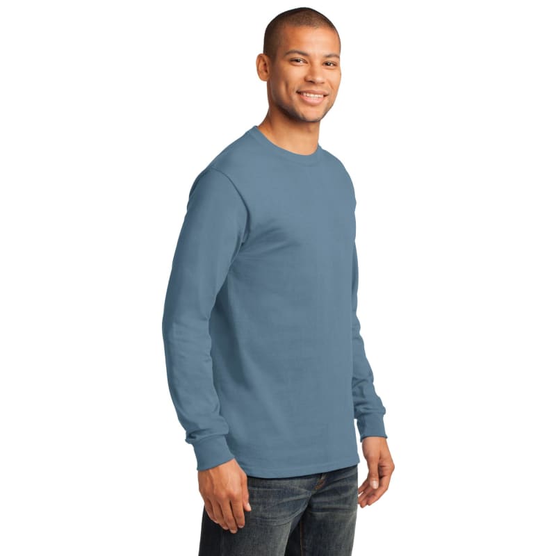 Port & Company Long Sleeve Essential Tee. 4