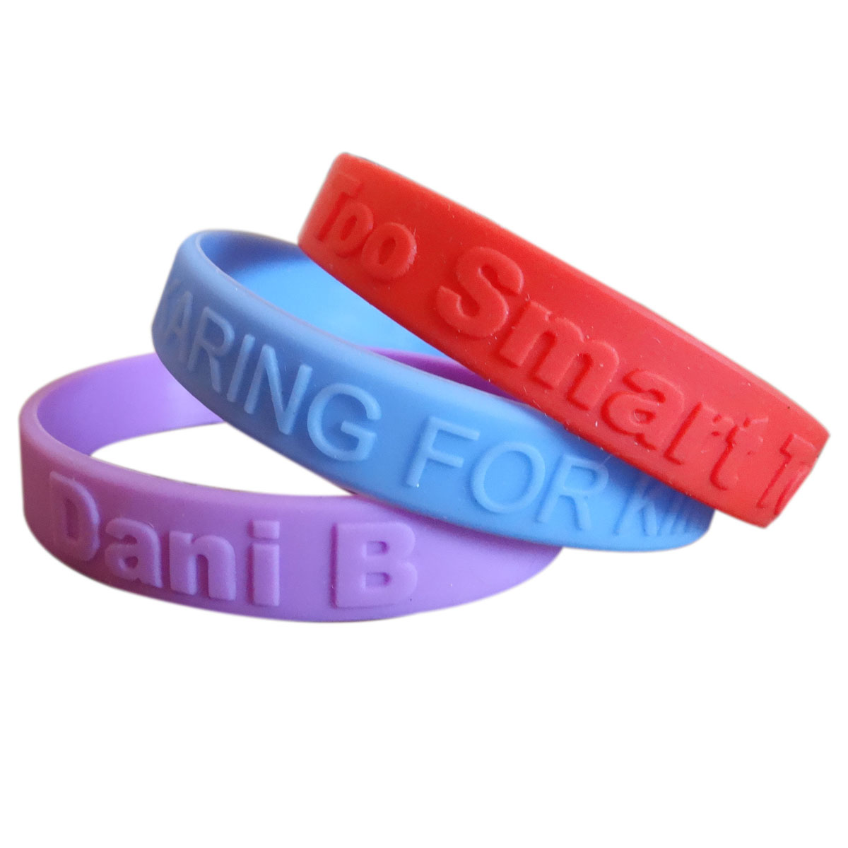 Embossed Silicone Wristband 2