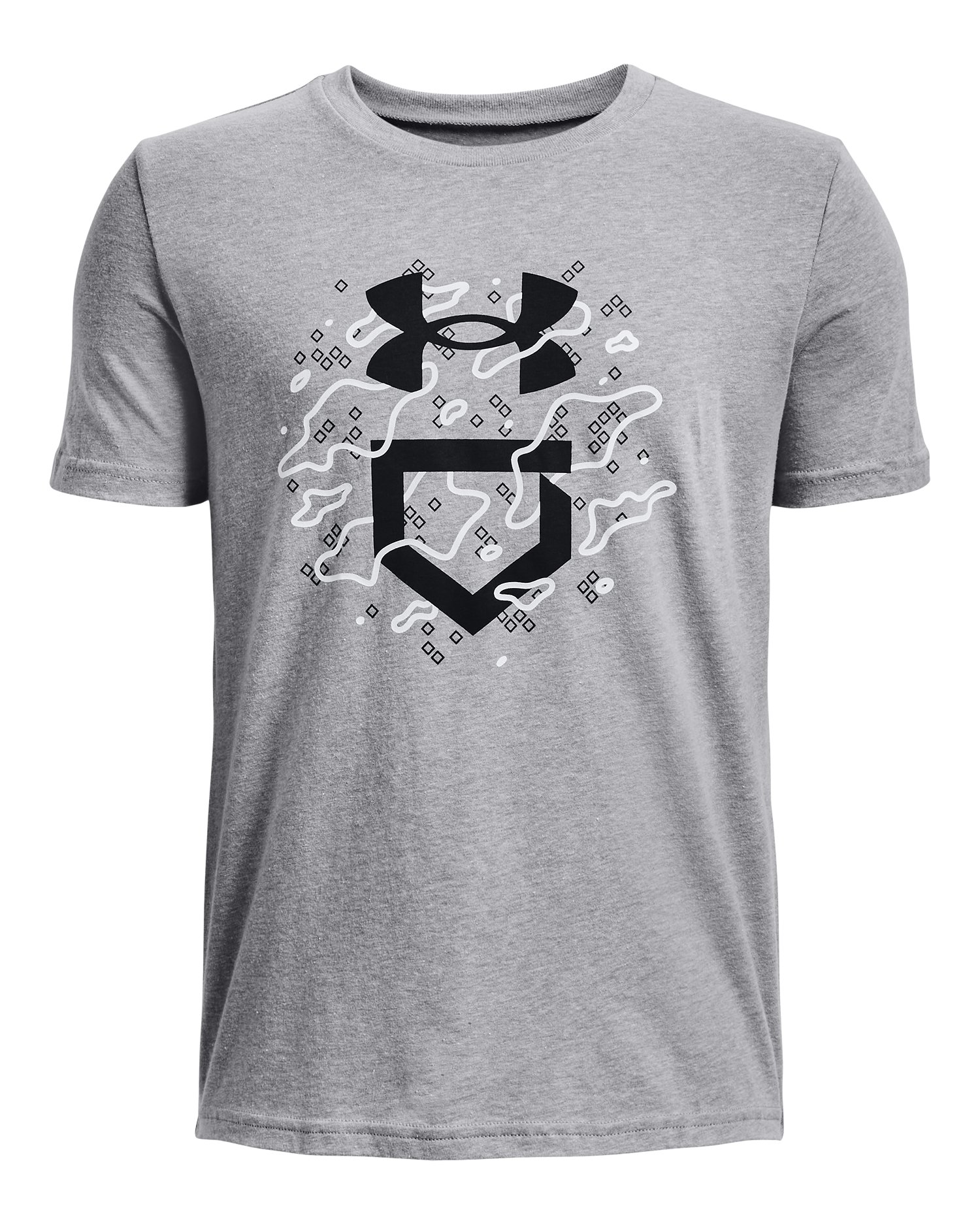 UA Baseball Camo Logo Boys' Short Sleeve 5