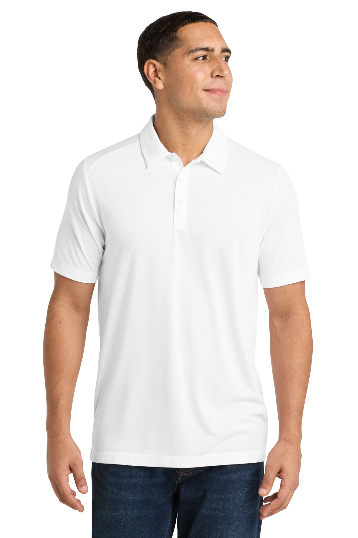 Sport-Tek PosiCharge Tri-Blend Wicking Polo. ST405 34